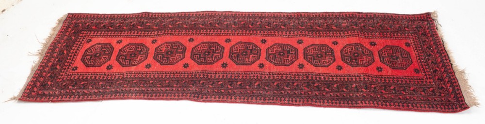 Antique Turkoman Salor Gul Runner 8'10
