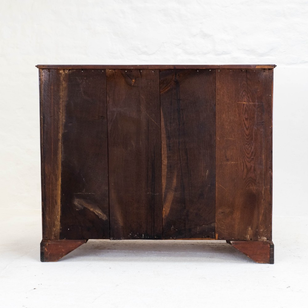 Georgian Large Mahogany & Oak Straight Front Chest of Drawers (George III) View XVII