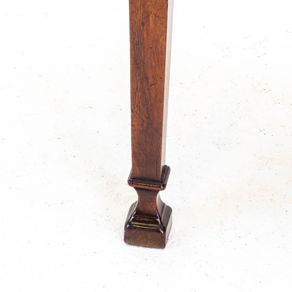 Georgian Chippendale Mahogany Console / Foldover Tea Table (George III) View XVI