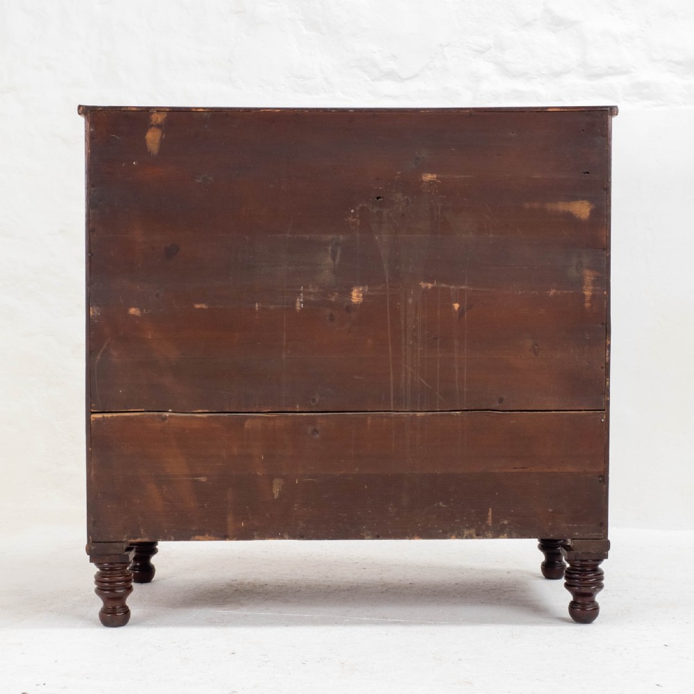 Georgian Straight Front Mahogany Chest of Drawers in the Manner of Gillows C1810 View XXI