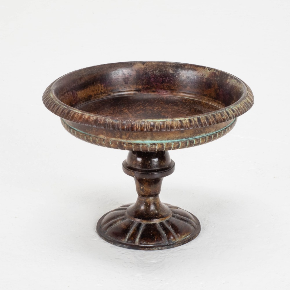 C19th Italian Bronze Patinated Tazza (Centrepiece Pedestal Bowl)