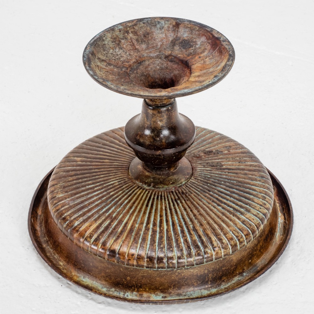 C19th Italian Bronze Patinated Tazza (Centrepiece Pedestal Bowl) View VIII