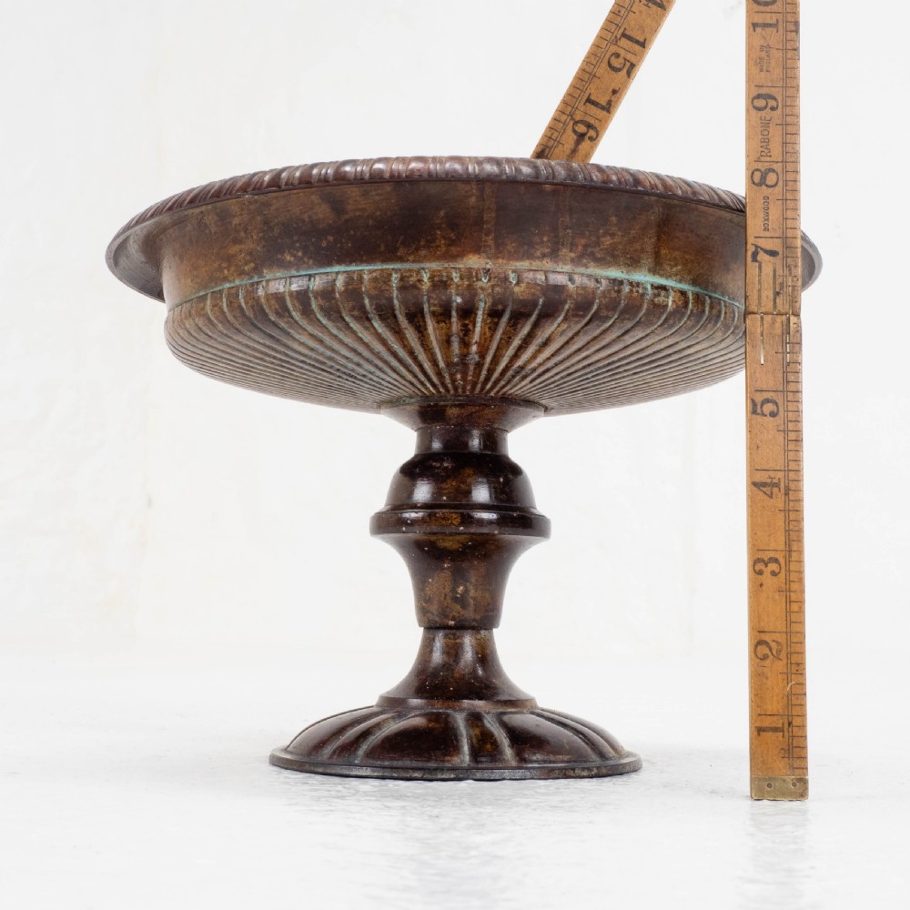 C19th Italian Bronze Patinated Tazza (Centrepiece Pedestal Bowl) View IX
