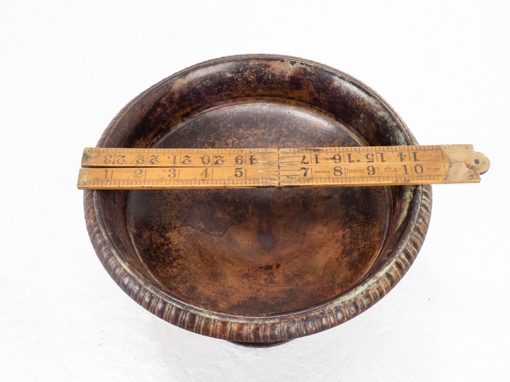 C19th Italian Bronze Patinated Tazza (Centrepiece Pedestal Bowl) View XII