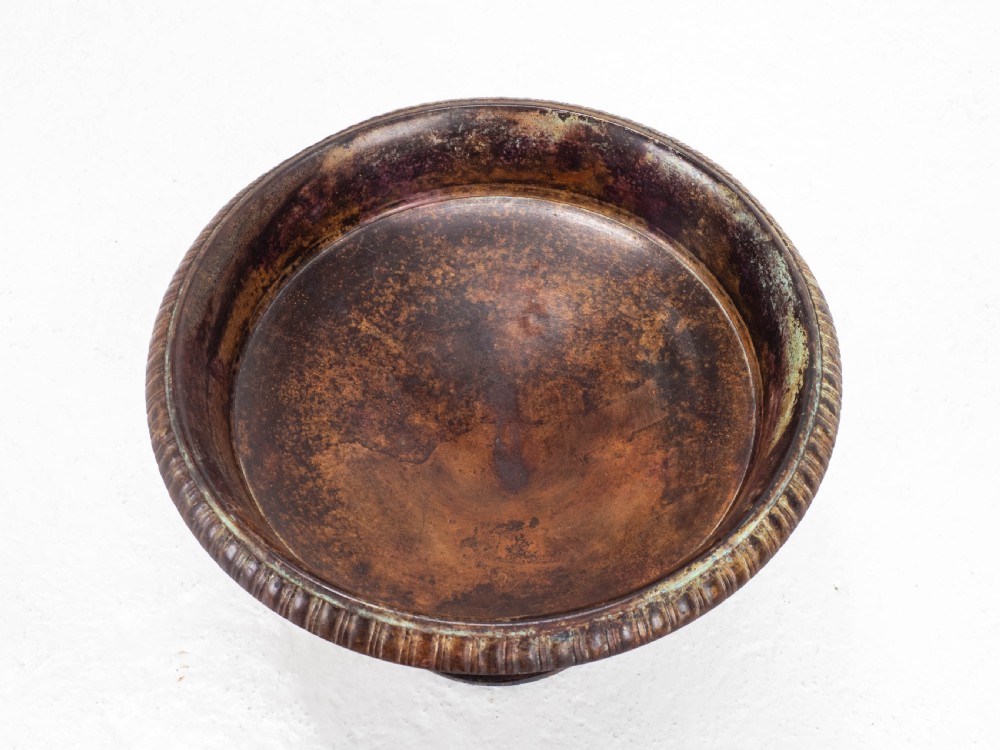 C19th Italian Bronze Patinated Tazza (Centrepiece Pedestal Bowl) View XIII
