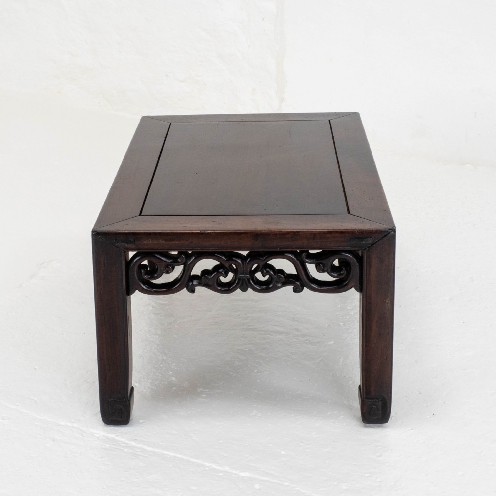 C19th Qing Chinese Small Rosewood Coffee Table (Opium Low Table) View VIII