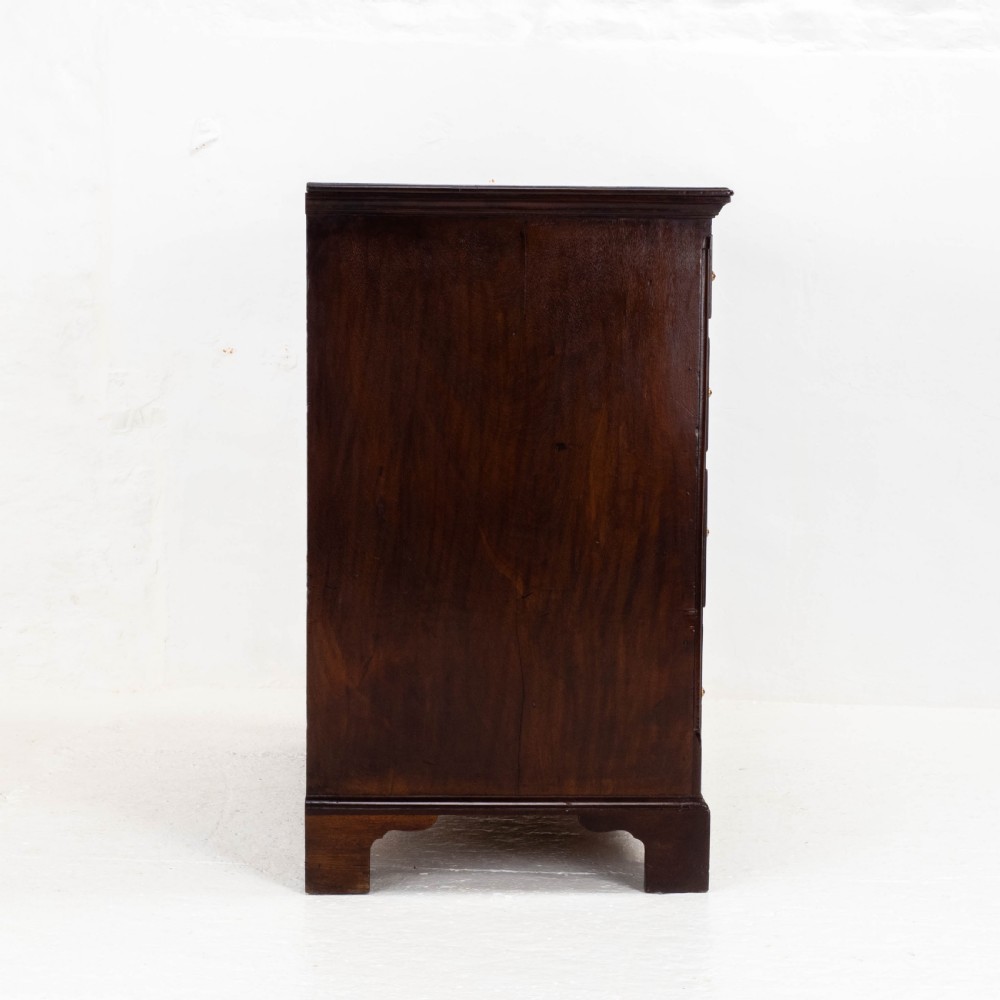 George III Mahogany Straight Front Chest of Drawers (Georgian) View XII