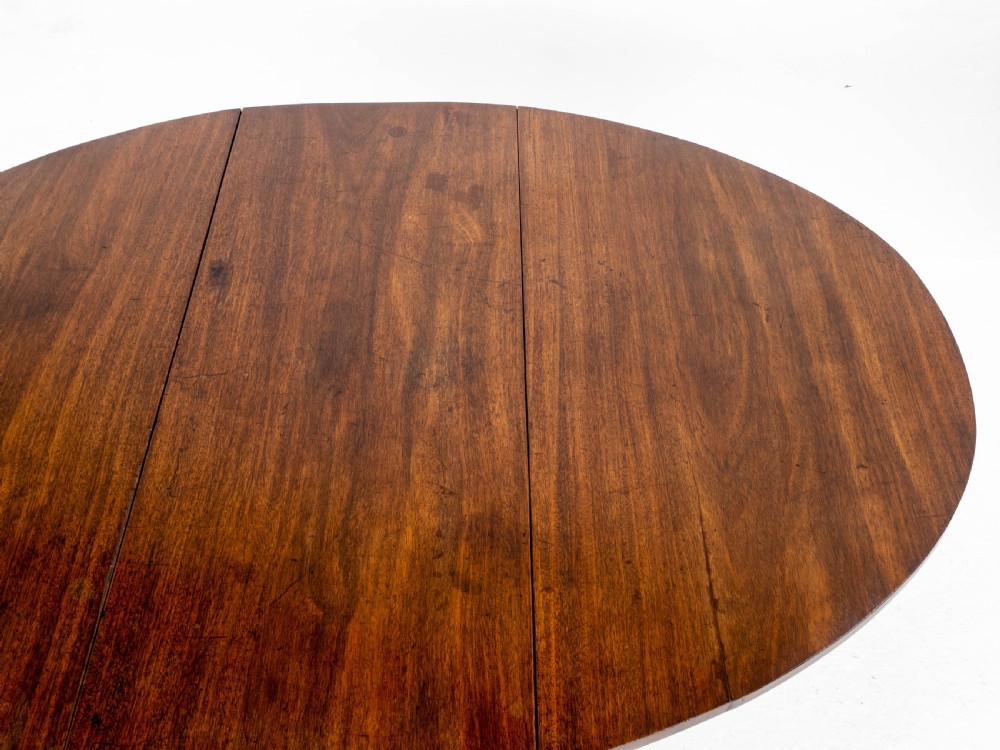 George II Ball & Claw Mahogany Gateleg Drop Leaf Dining Table (Georgian) View XVII