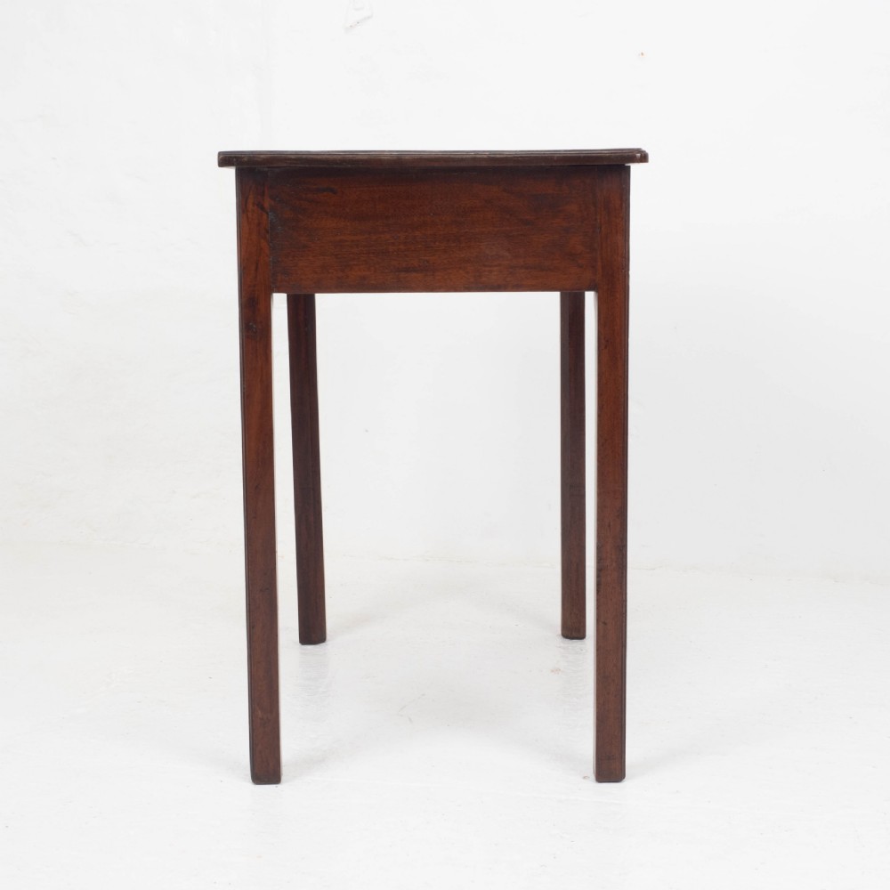 Georgian Mahogany Country Side Table with Drawer View XVII