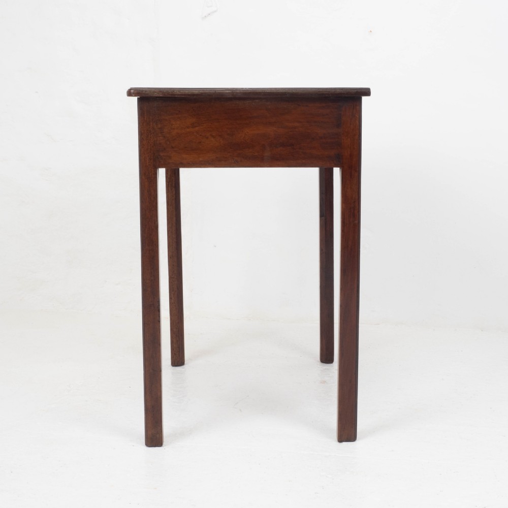 Georgian Mahogany Country Side Table with Drawer View XVIII