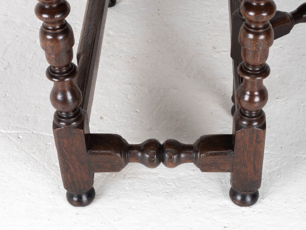 Early C18th Oak Oval Gateleg Country Dining Table (C17th, Jacobean, Carolean) View XX