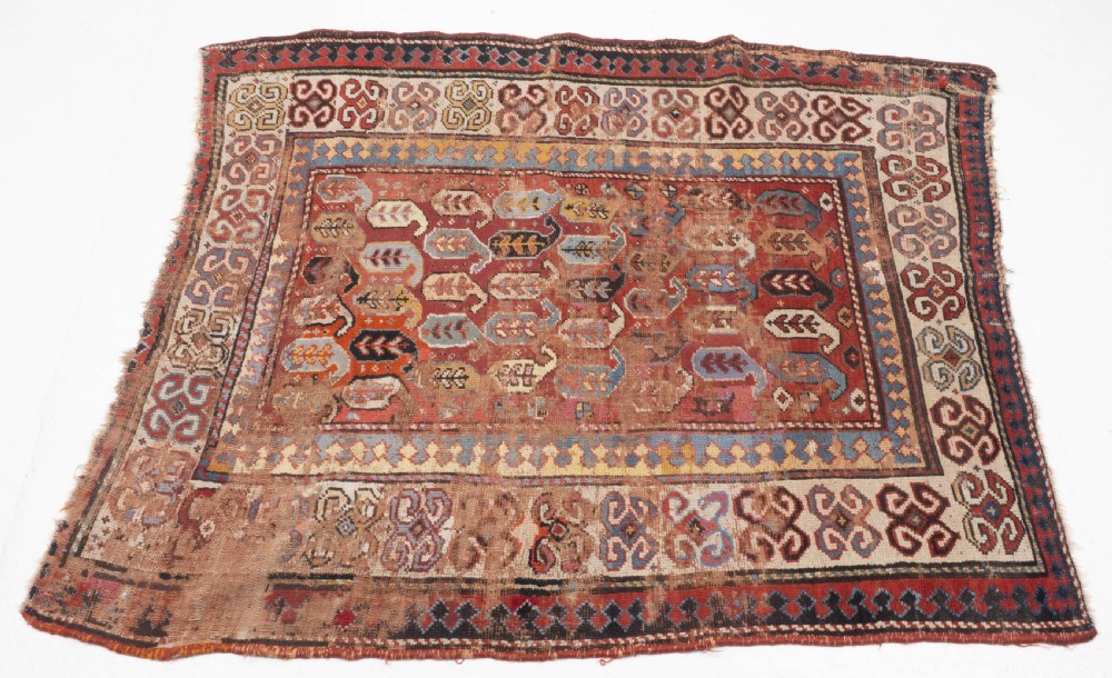 C19th Afshar Persian Rug 5'10