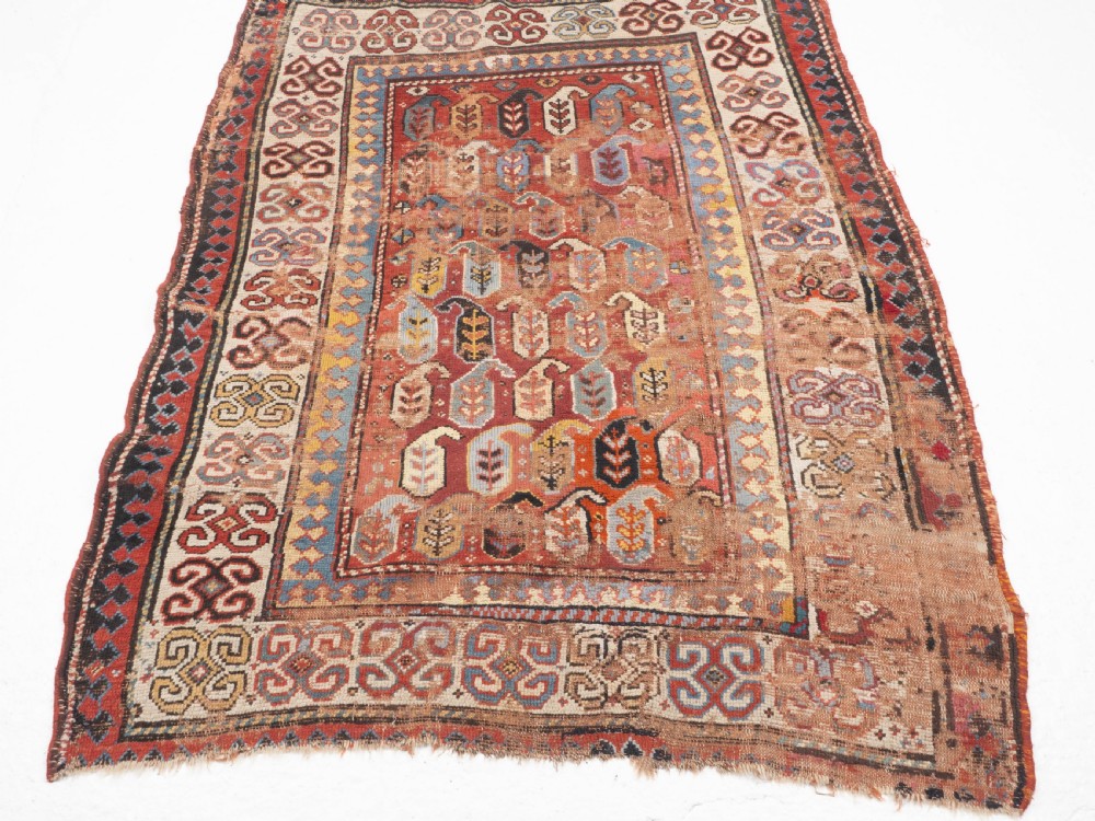 C19th Afshar Persian Rug 5'10
