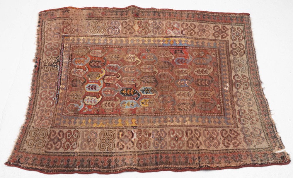 C19th Afshar Persian Rug 5'10