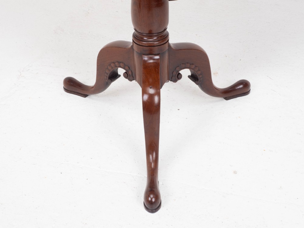 Irish, George II, Mahogany Tripod Tilt Top Supper Table C1760 (Georgian) View VII