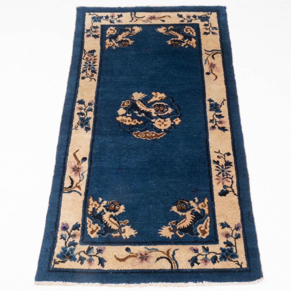 Antique Chinese Peking Dragon Rug 5'9