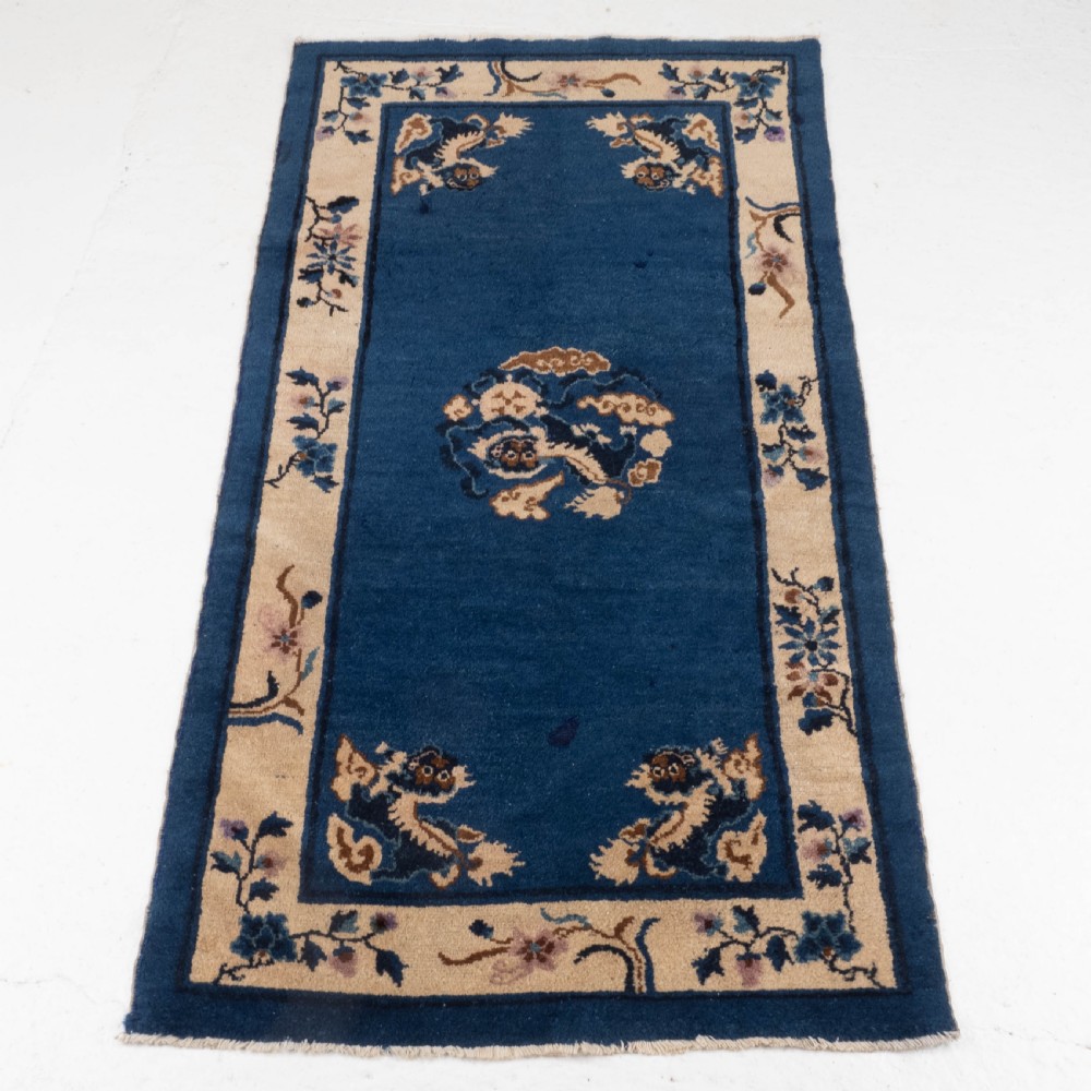 Antique Chinese Peking Dragon Rug 5'9
