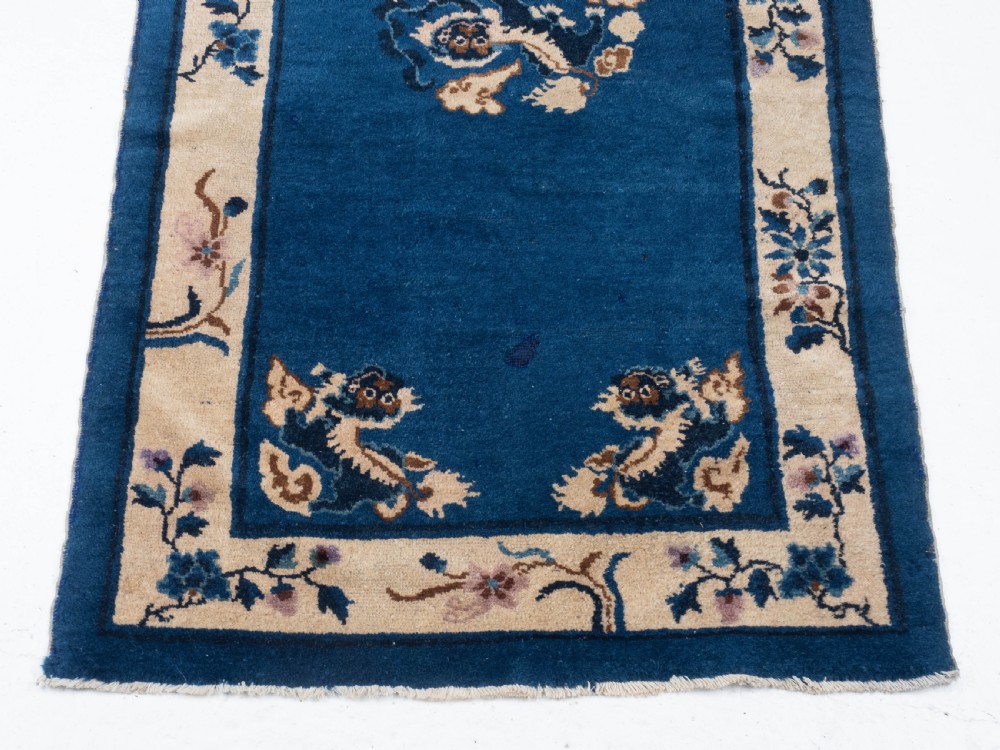 Antique Chinese Peking Dragon Rug 5'9