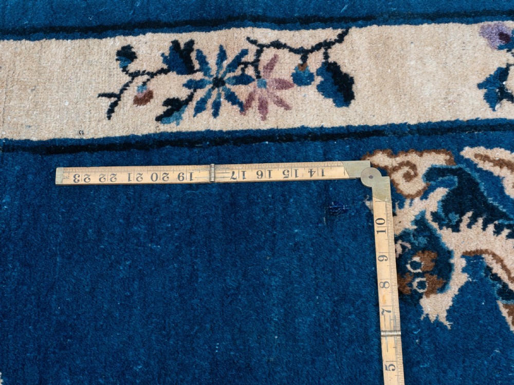 Antique Chinese Peking Dragon Rug 5'9