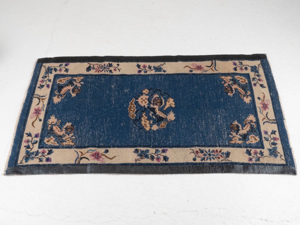 Antique Chinese Peking Dragon Rug 5'9