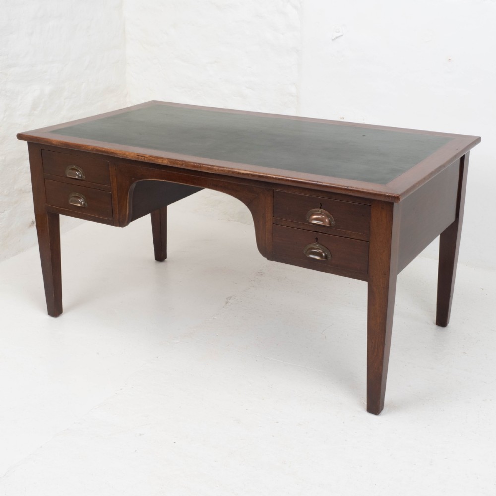 Military / Civil Service Mahogany Kneehole Desk, George V, Circa 1930