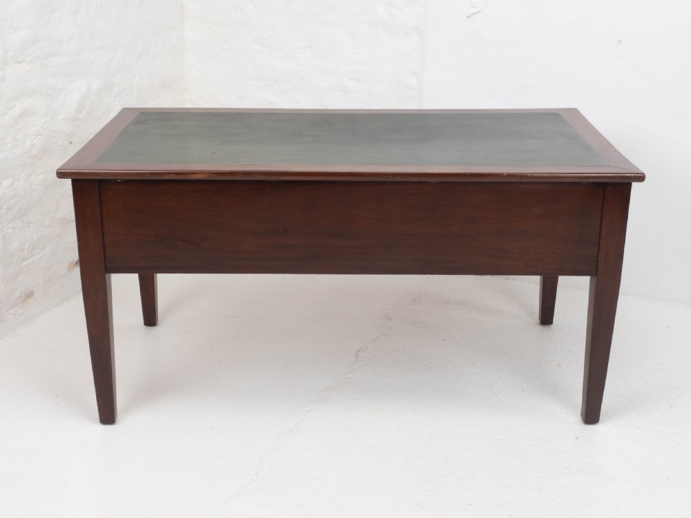 Military / Civil Service Mahogany Kneehole Desk, George V, Circa 1930 View IX