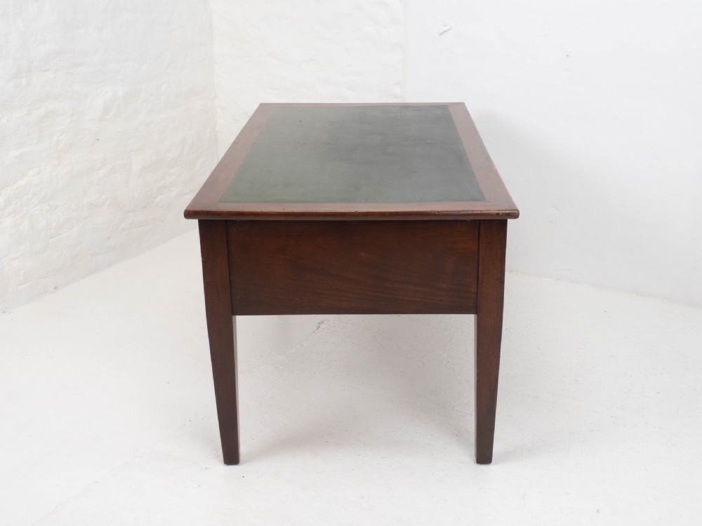 Military / Civil Service Mahogany Kneehole Desk, George V, Circa 1930 View X