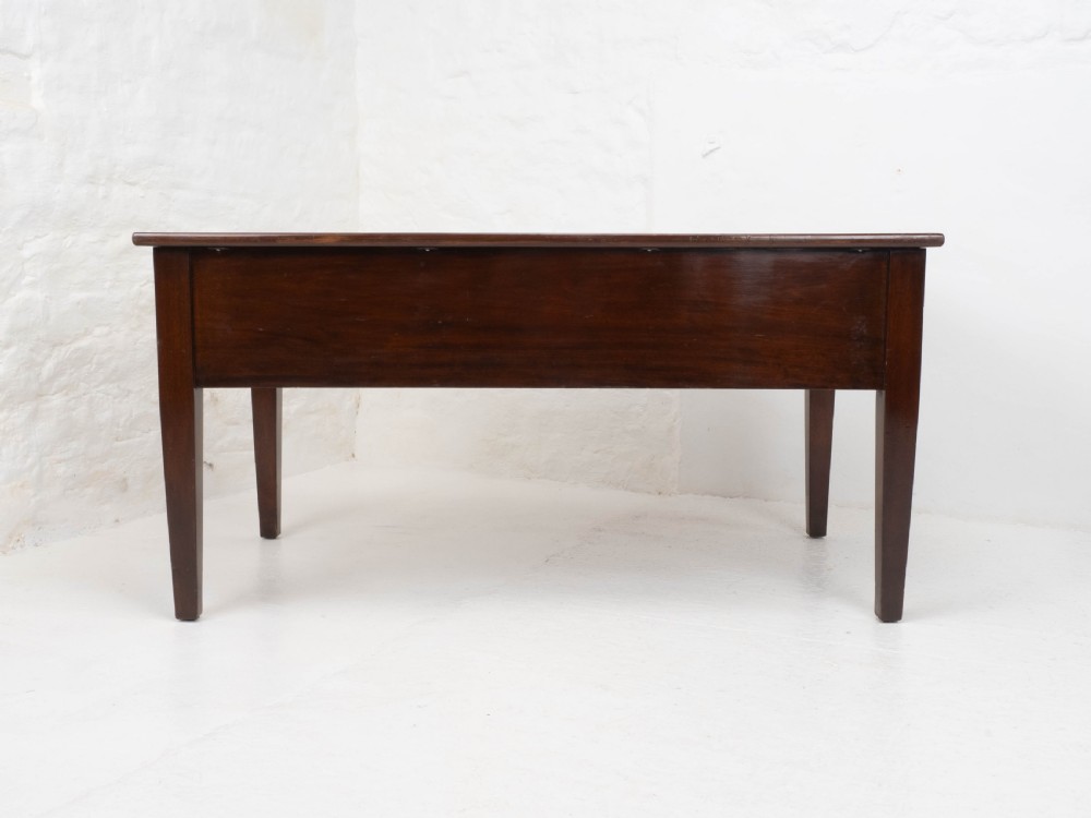 Military / Civil Service Mahogany Kneehole Desk, George V, Circa 1930 View XII