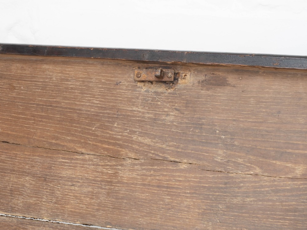 Carolean C17th & Later Carved Dark Oak Carved Mule Chest (Coffer Kist Jacobean) View XXIV