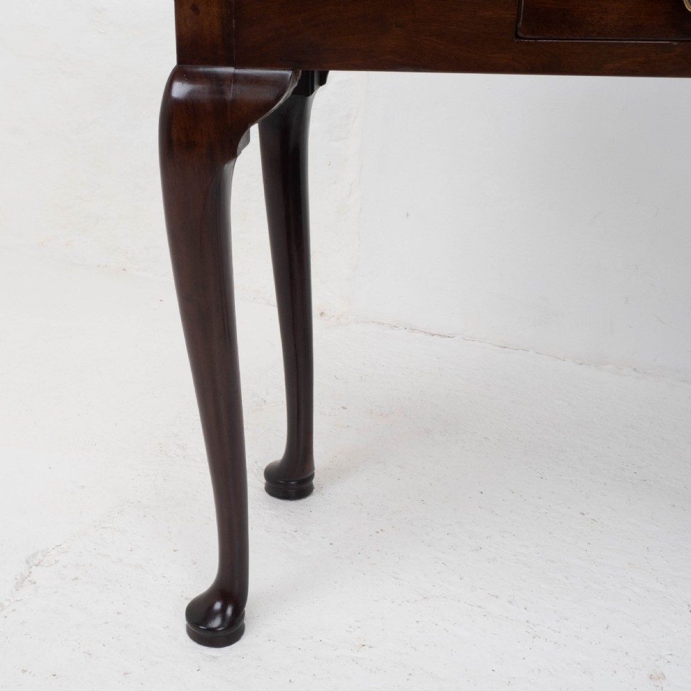 George II Pad Foot Mahogany Foldover Tea / Console Table C1730 (Georgian) View XVIII