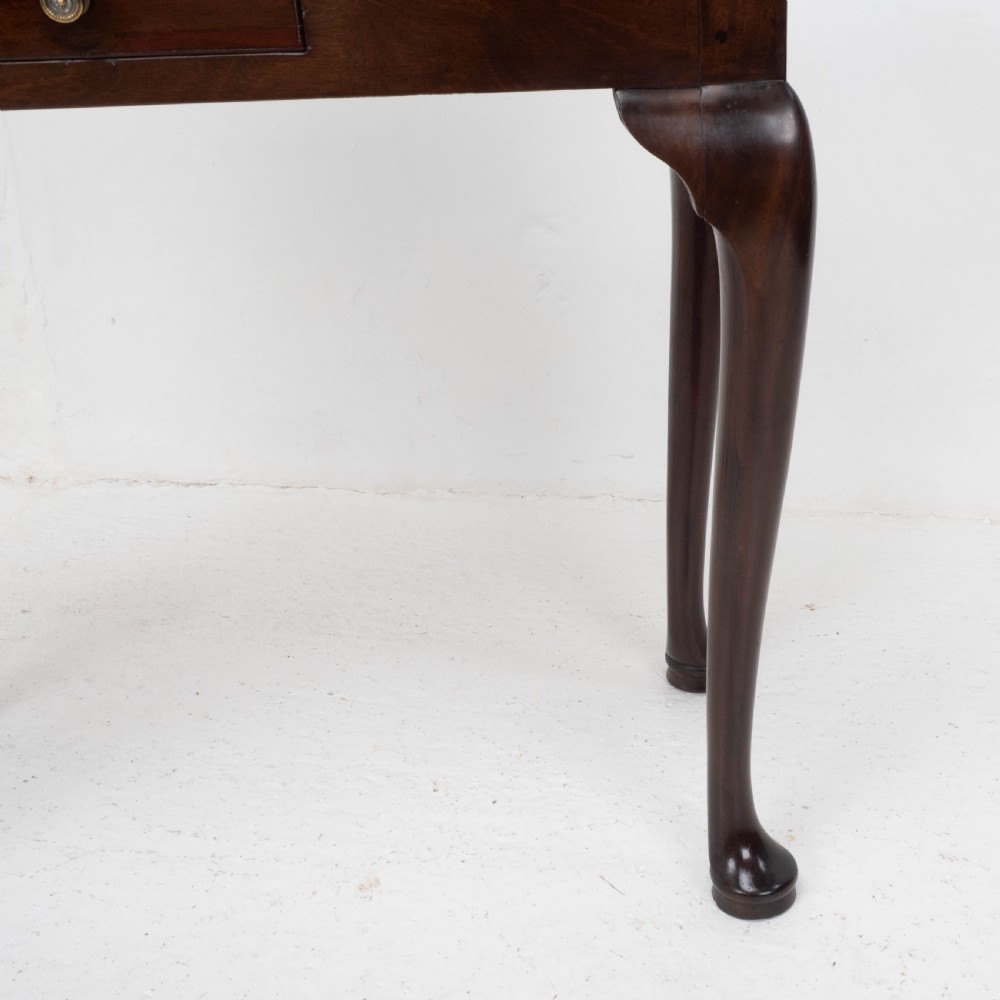 George II Pad Foot Mahogany Foldover Tea / Console Table C1730 (Georgian) View XIX