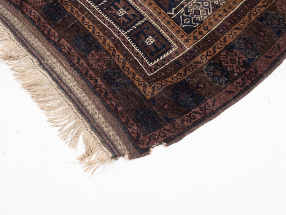 Afghan Baluch Prayer Rug C1900 5'6.5