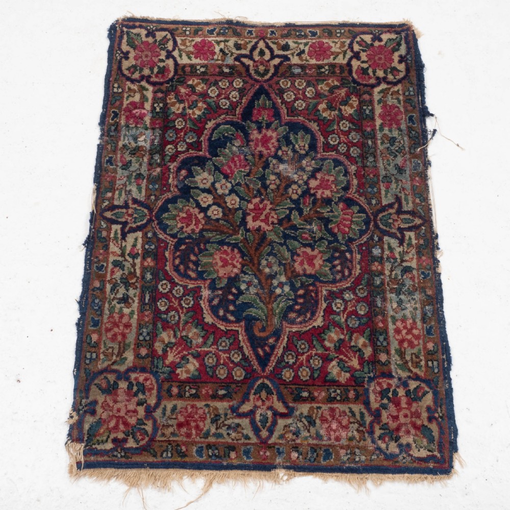 Persian Kirman Small Rug or Mat 2'3