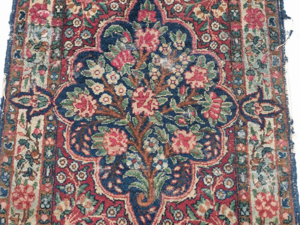 Persian Kirman Small Rug or Mat 2'3
