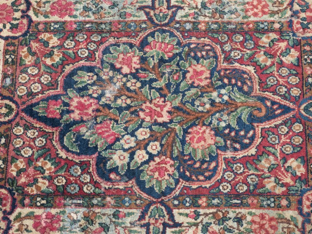 Persian Kirman Small Rug or Mat 2'3