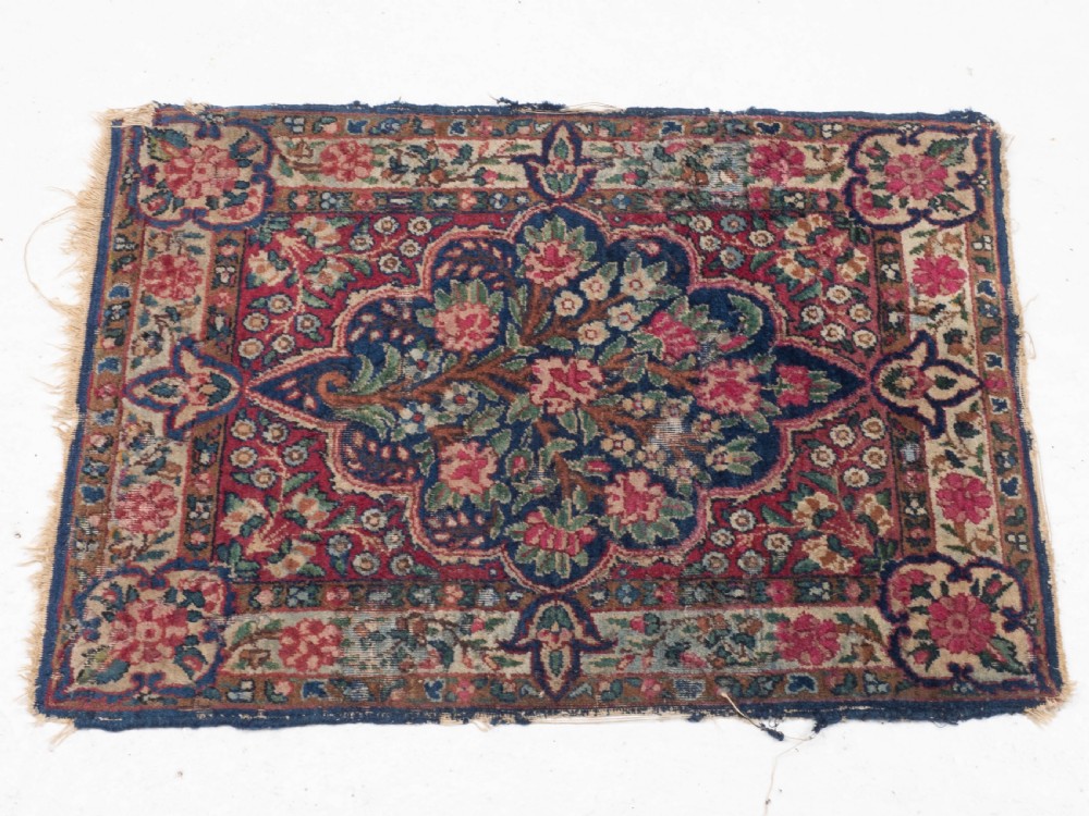 Persian Kirman Small Rug or Mat 2'3