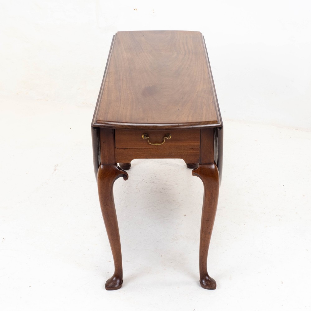 Irish George II Mahogany Drop Leaf Oval Dining Table Mid C18th (Georgian) View XI