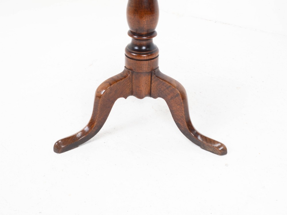 Country George III Elm Wine Tripod Table C1770 (Georgian Side Occasional) View XV