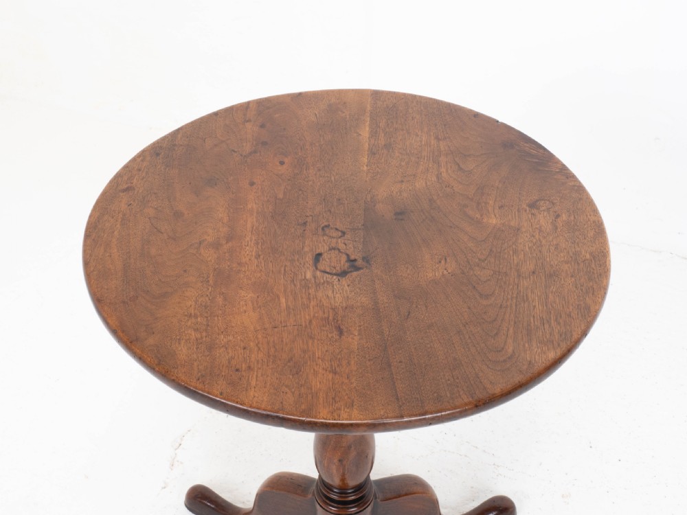 George III Mahogany Wine Tripod Table C1770 (Georgian Side Occasional) View IV