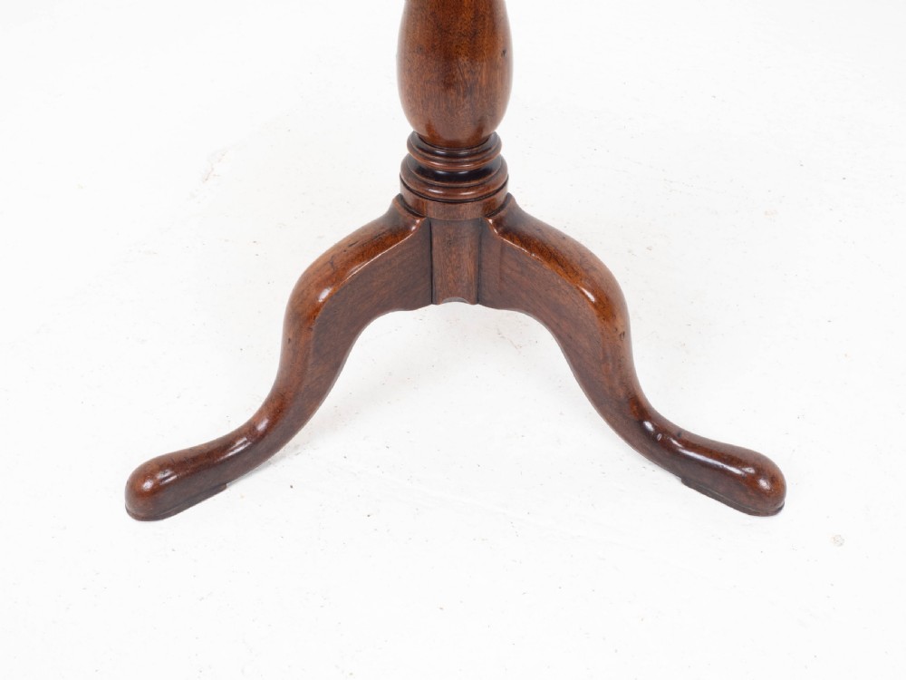George III Mahogany Wine Tripod Table C1770 (Georgian Side Occasional) View VIII