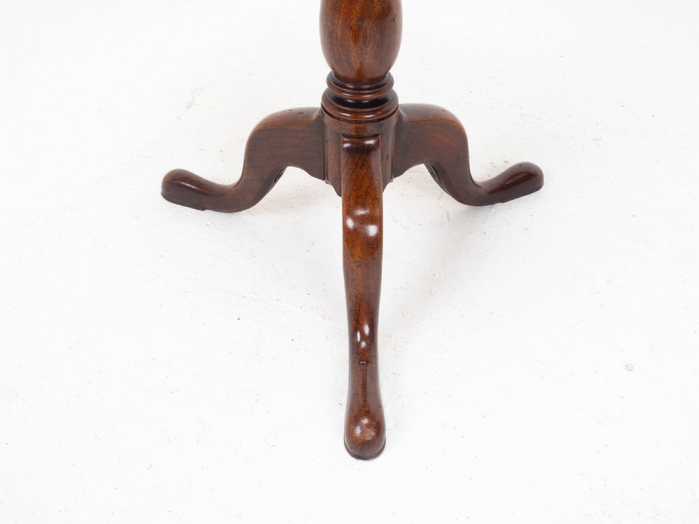 George III Mahogany Wine Tripod Table C1770 (Georgian Side Occasional) View X