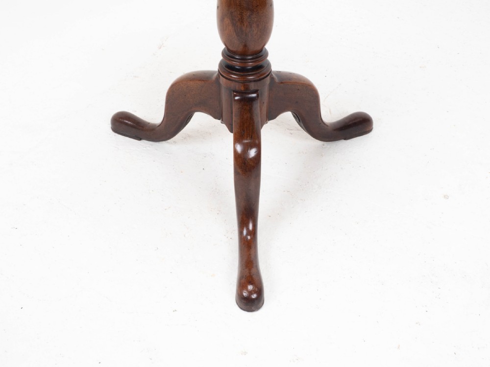 George III Mahogany Wine Tripod Table C1770 (Georgian Side Occasional) View XII
