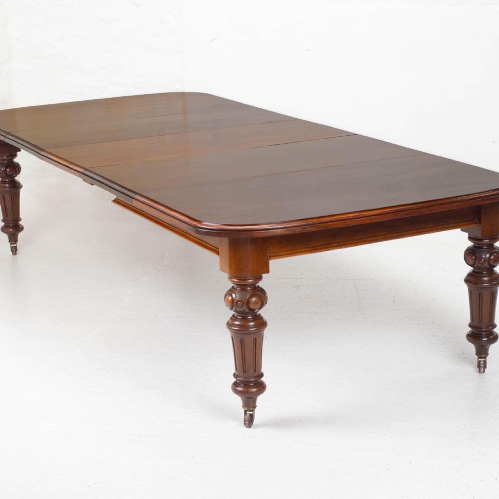 Victorian 10ft 12 Seater Mahogany Extending Dining Table C1870 (Joseph Fitter)