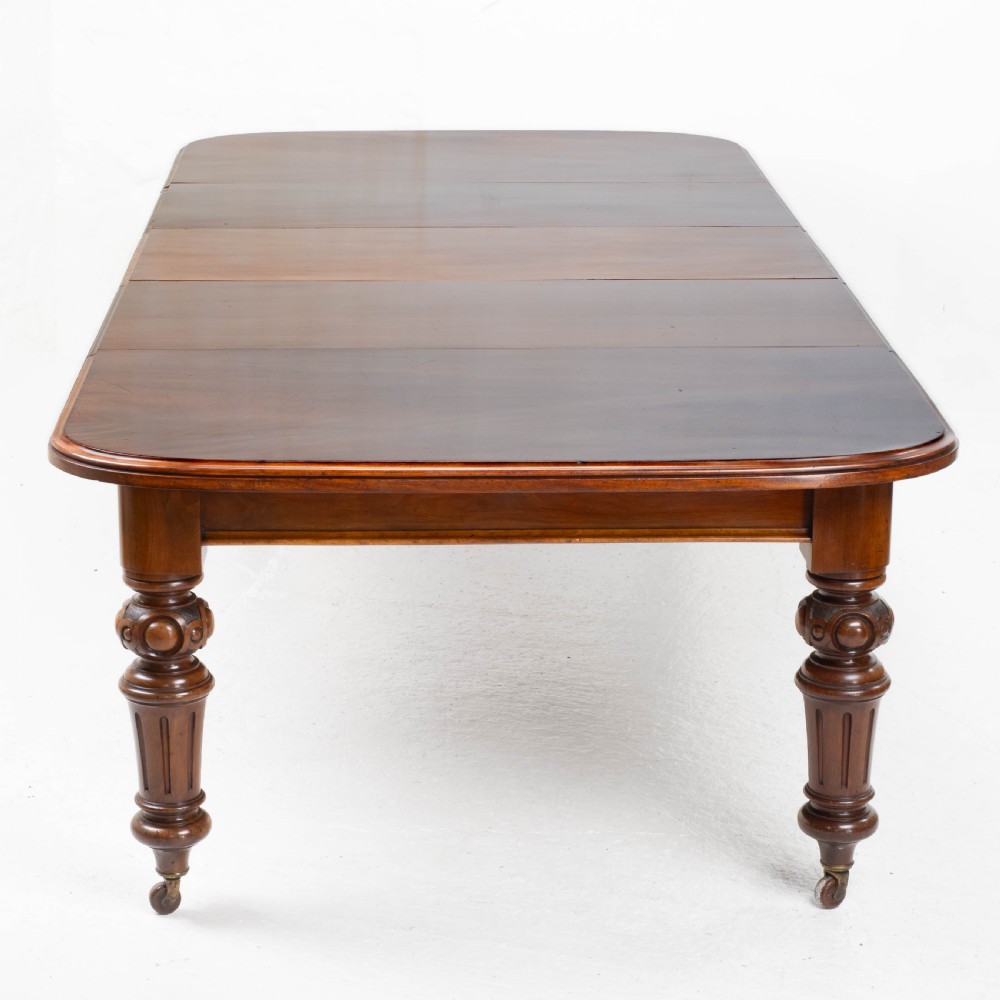 Victorian 10ft 12 Seater Mahogany Extending Dining Table C1870 (Joseph Fitter) View III