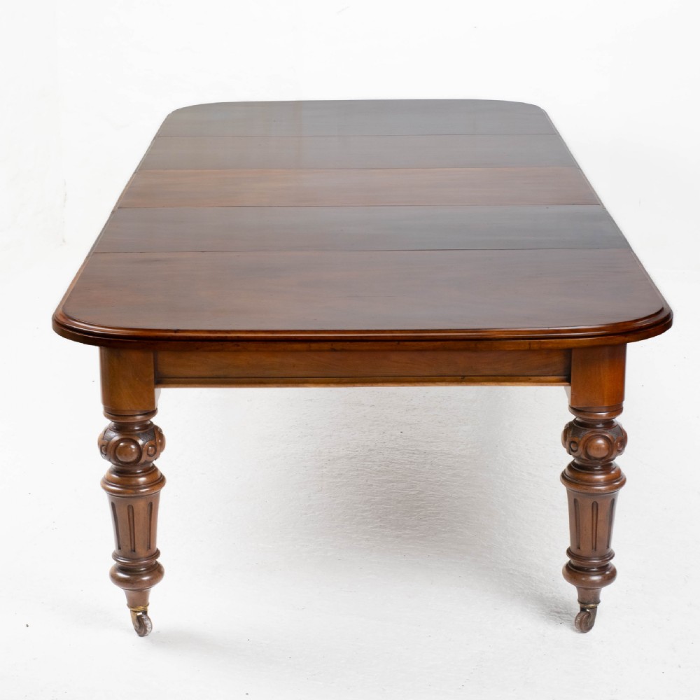 Victorian 10ft 12 Seater Mahogany Extending Dining Table C1870 (Joseph Fitter) View IV