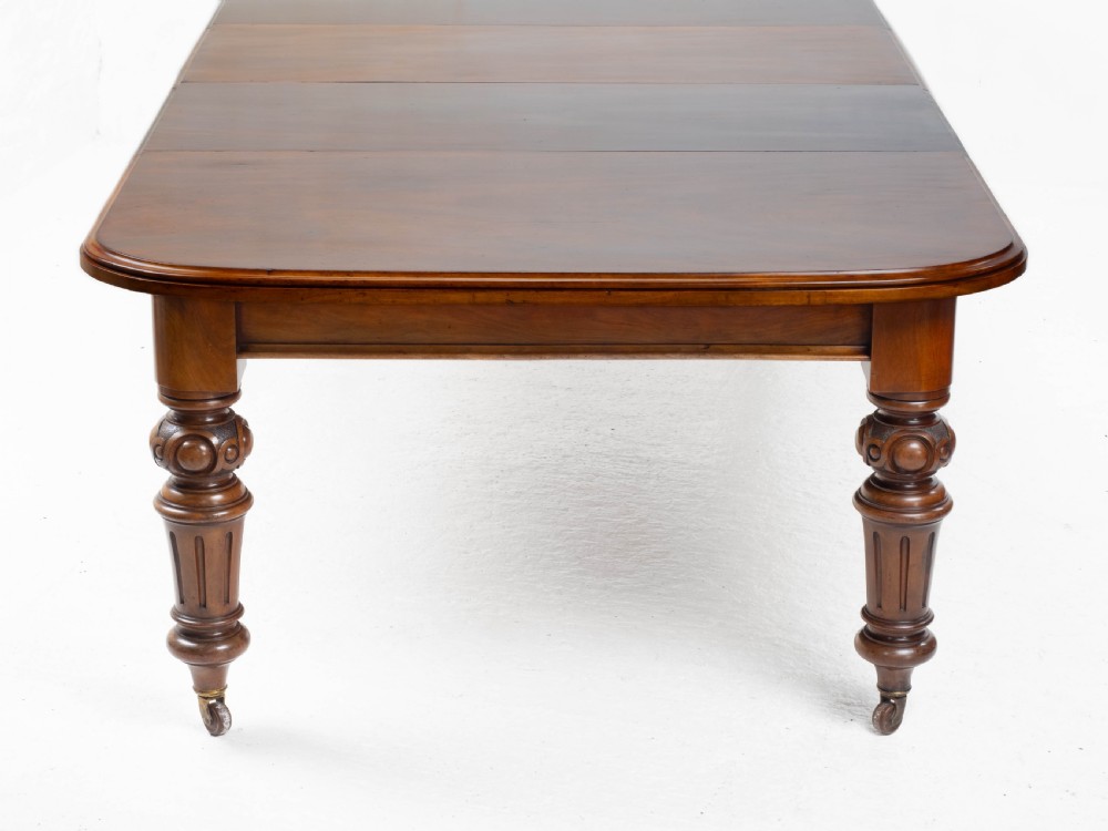 Victorian 10ft 12 Seater Mahogany Extending Dining Table C1870 (Joseph Fitter) View XI