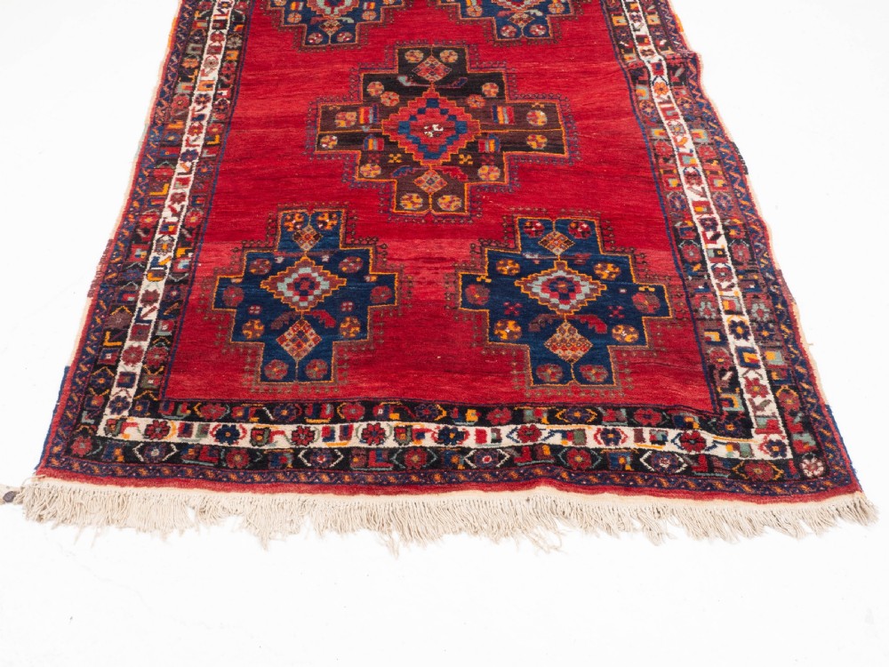 Afshar Tribal Persian Handwoven Rug 7'7