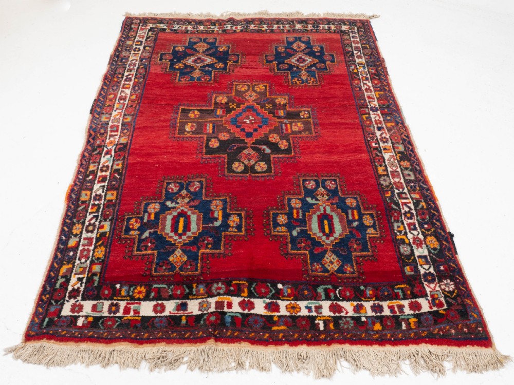 Afshar Tribal Persian Handwoven Rug 7'7