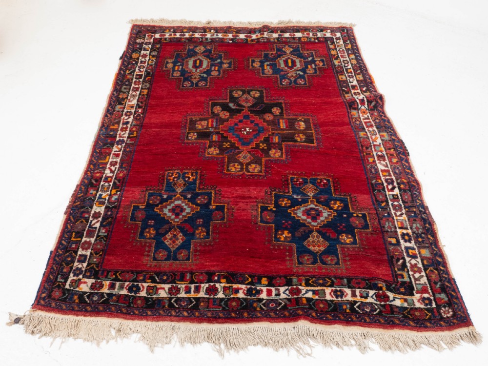 Afshar Tribal Persian Handwoven Rug 7'7