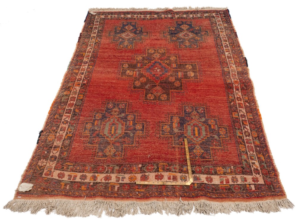 Afshar Tribal Persian Handwoven Rug 7'7